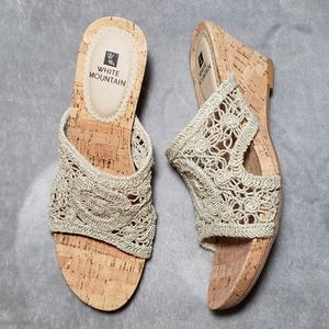 Cliffs by White Mountain Amherst Cork Wedge Sandal